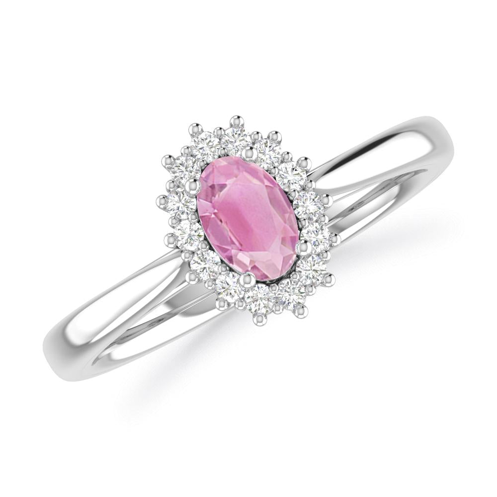 White Gold - Pink Tourmaline