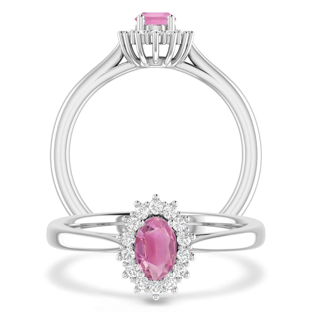 White Gold - Pink Tourmaline