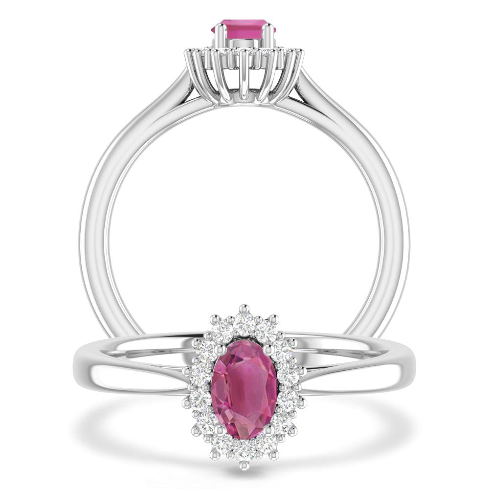 White Gold - Pink Tourmaline