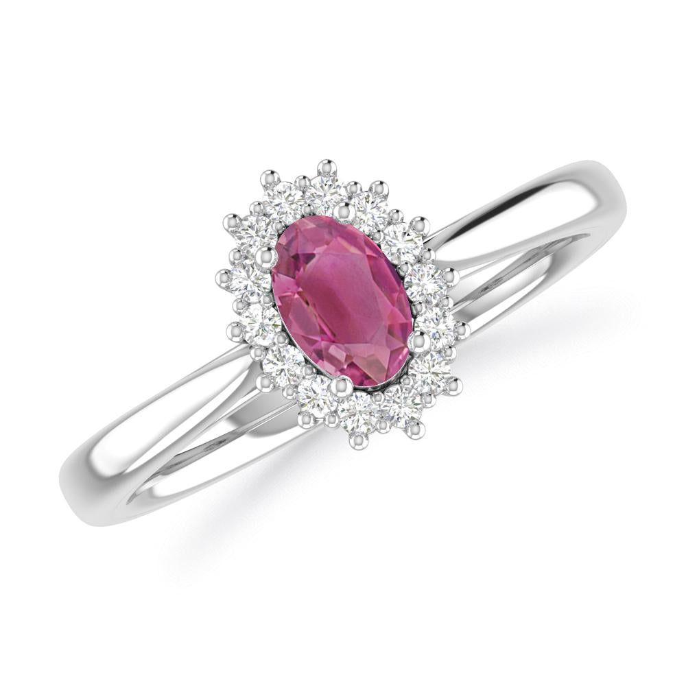 White Gold - Pink Tourmaline