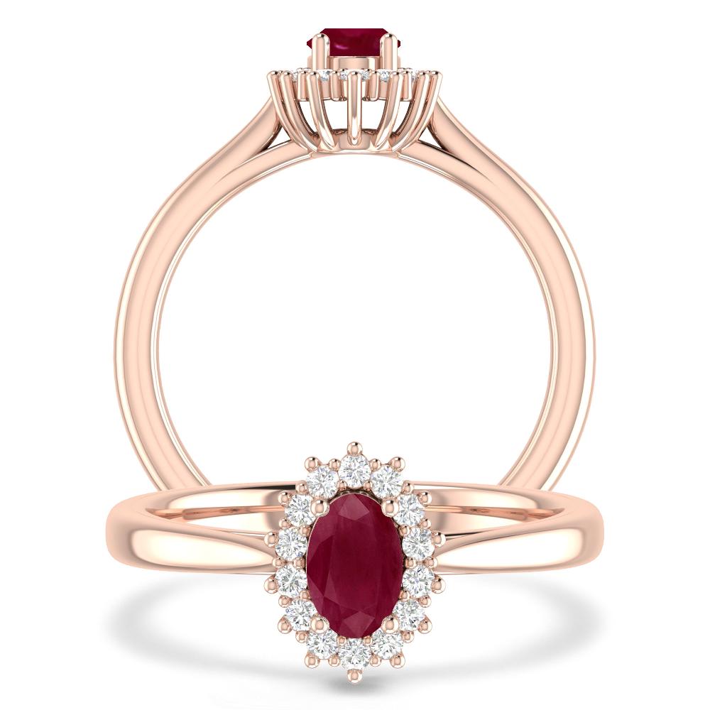 Rose Gold - Ruby