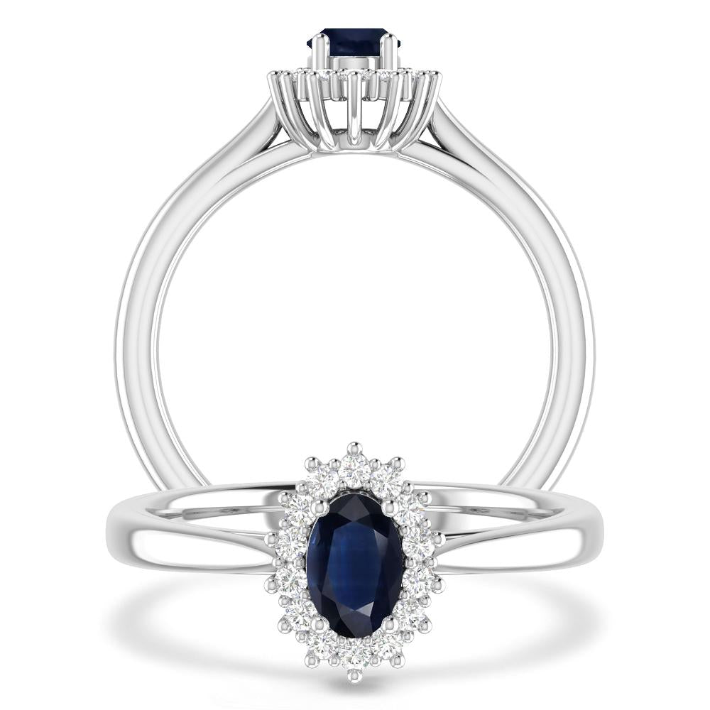 White Gold - Sapphire