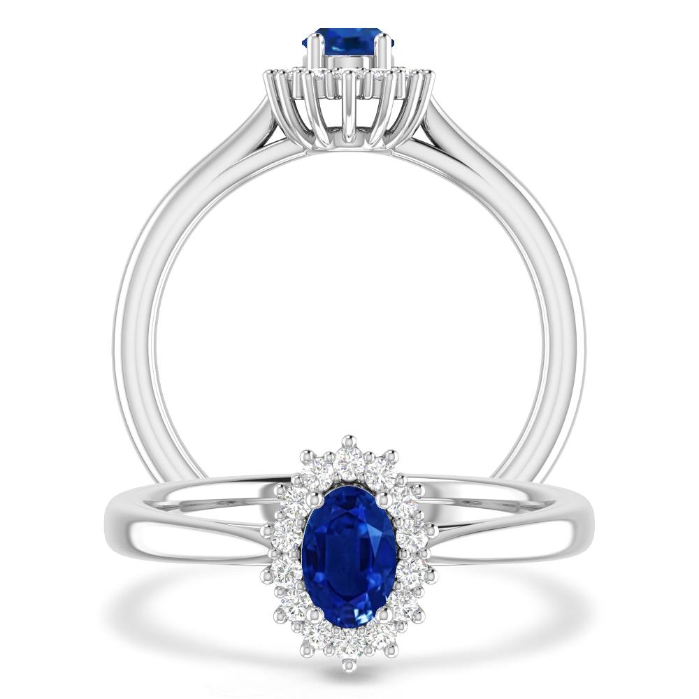 White Gold - Sapphire