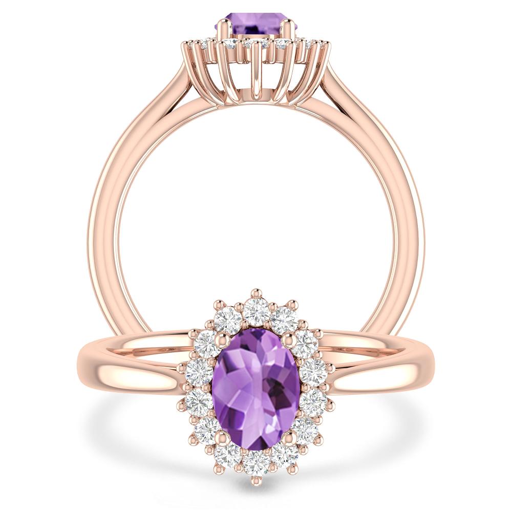 Rose Gold - Amethyst