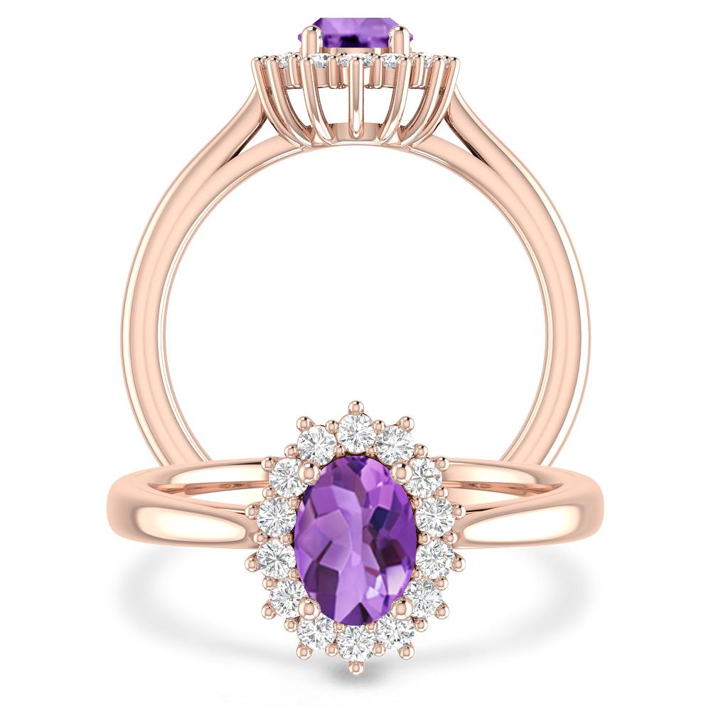 Rose Gold - Amethyst