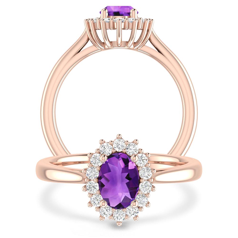 Rose Gold - Amethyst