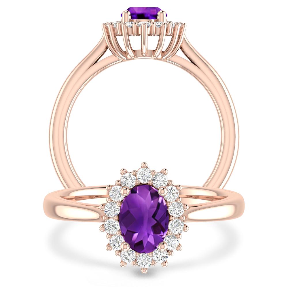 Rose Gold - Amethyst