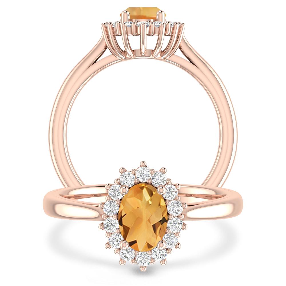 Rose Gold - Citrine