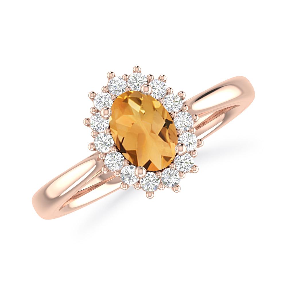 Rose Gold - Citrine