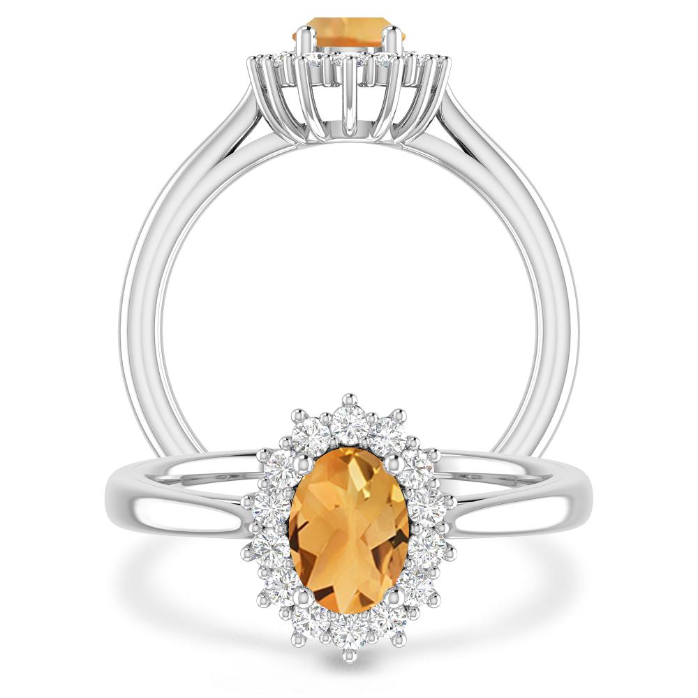 White Gold - Citrine