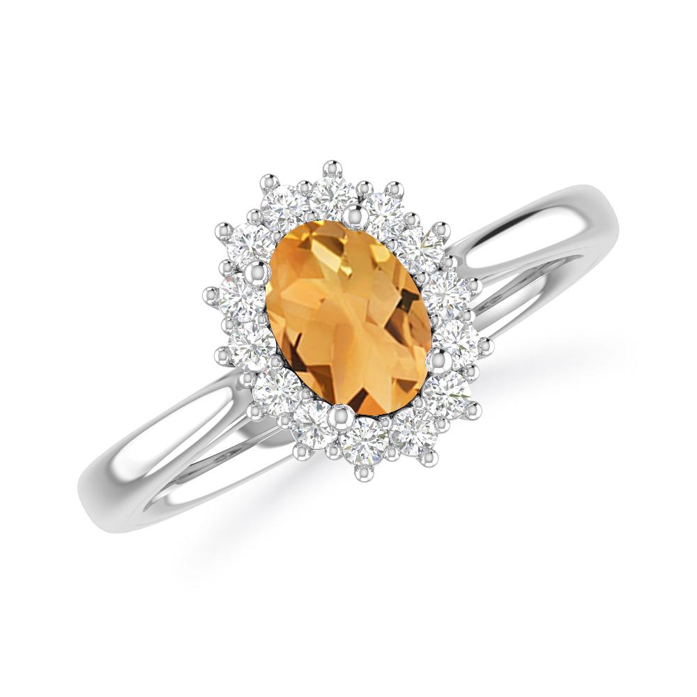 White Gold - Citrine