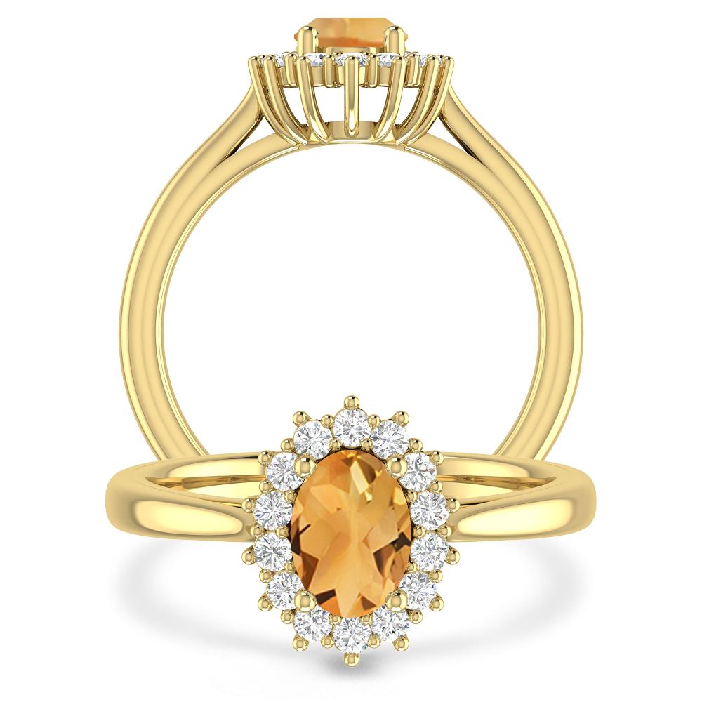 Yellow Gold - Citrine