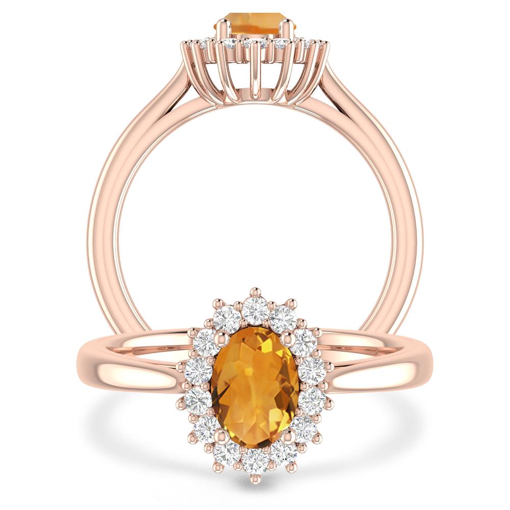 Rose Gold - Citrine