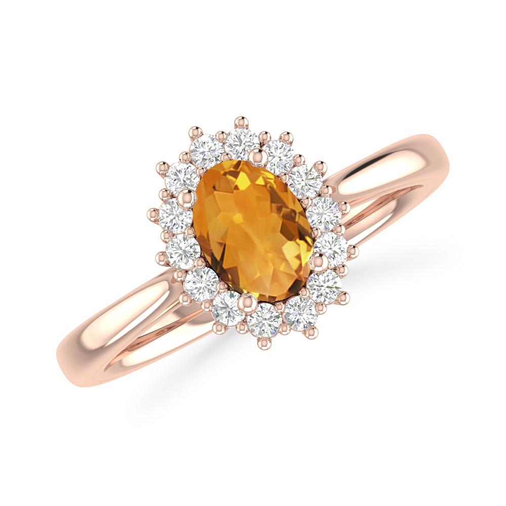 Rose Gold - Citrine