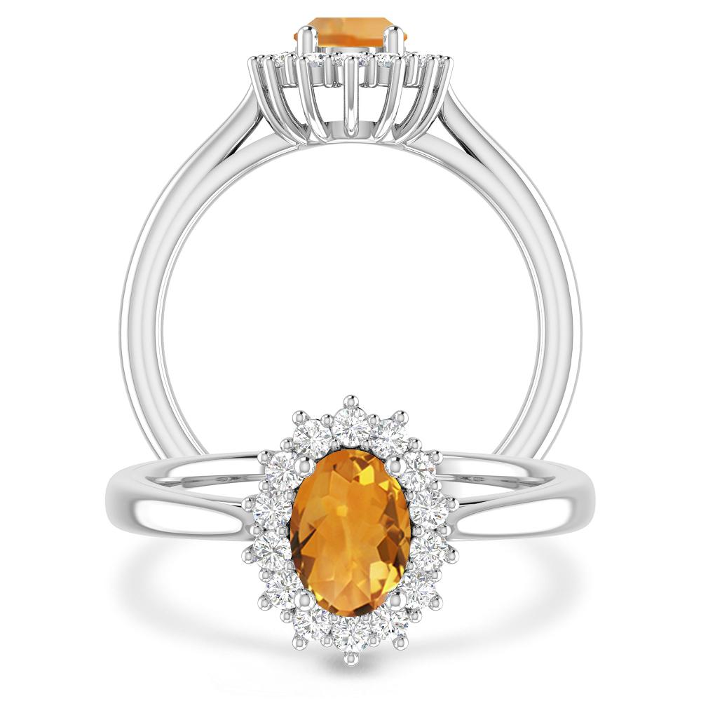 White Gold - Citrine