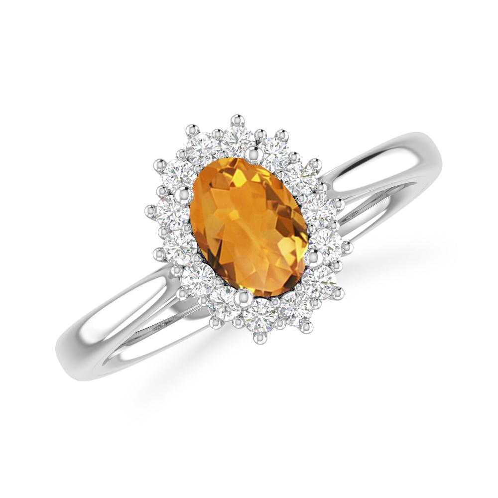 White Gold - Citrine