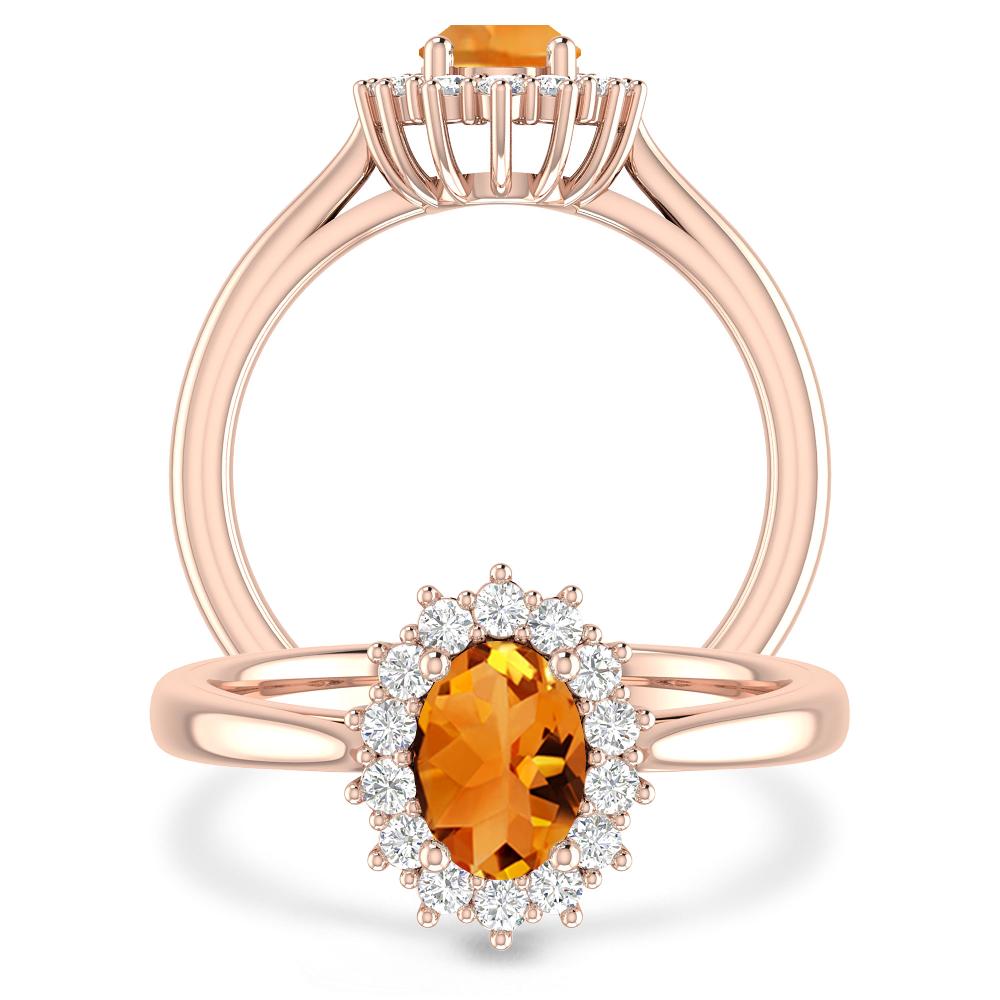 Rose Gold - Citrine