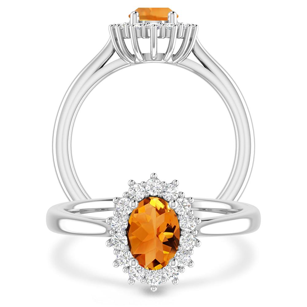 White Gold - Citrine