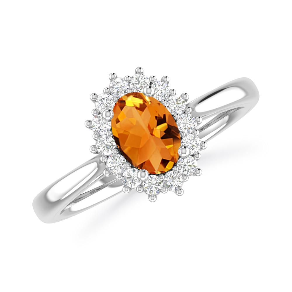 White Gold - Citrine