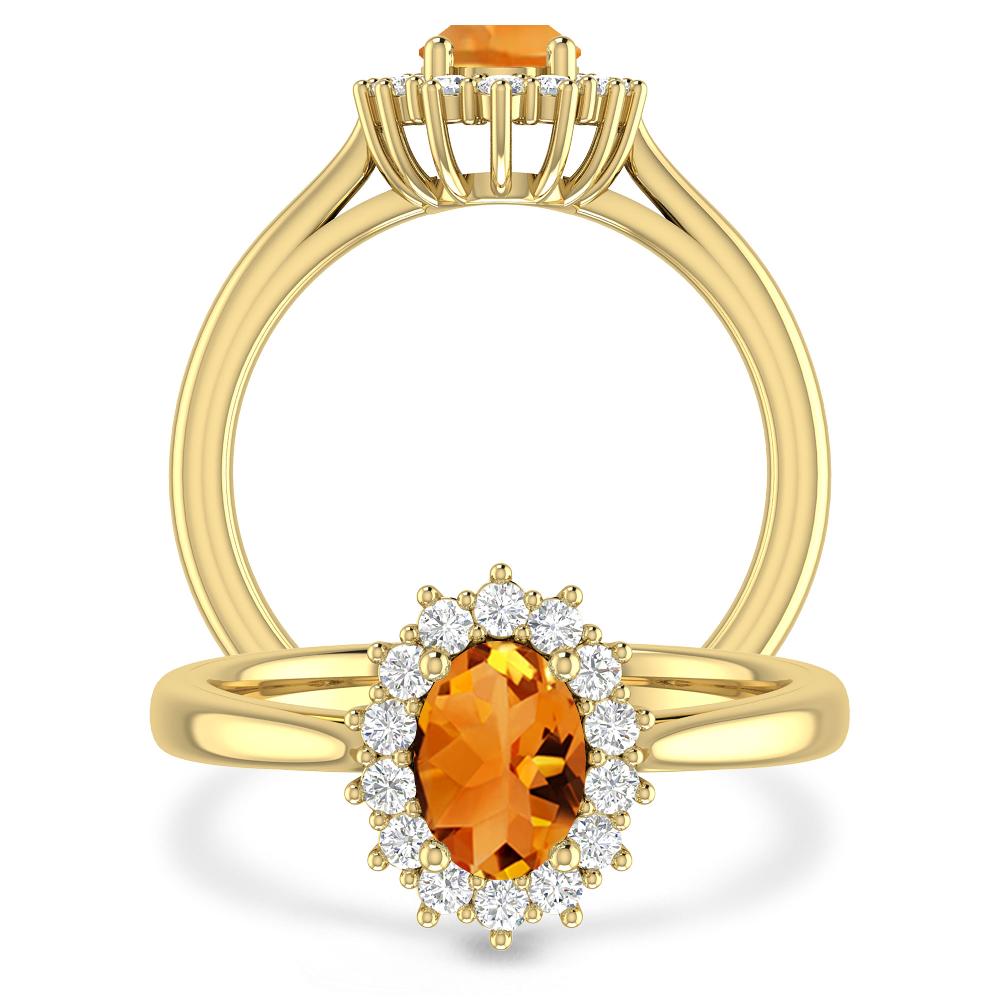 Yellow Gold - Citrine