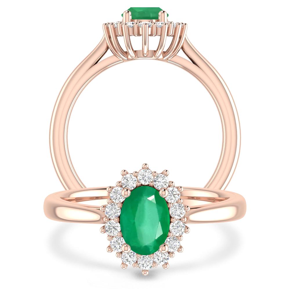 Rose Gold - Emerald