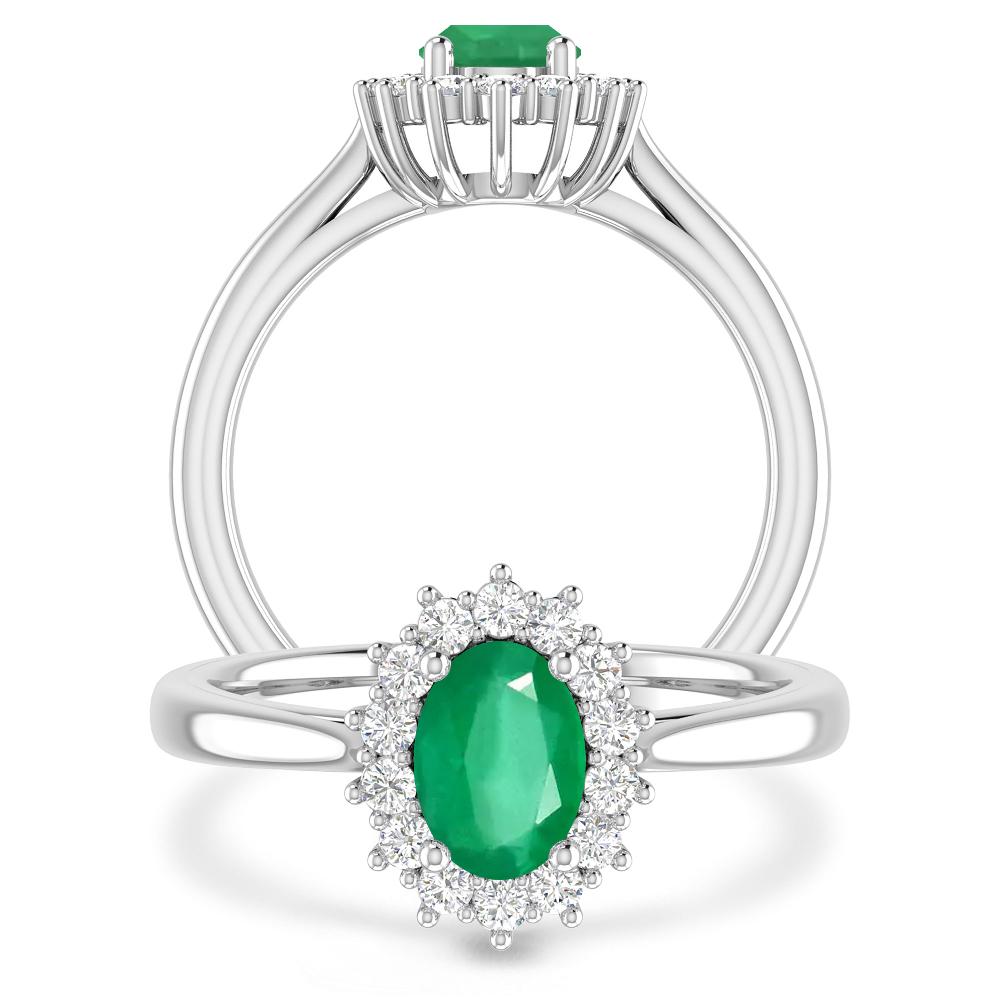 White Gold - Emerald