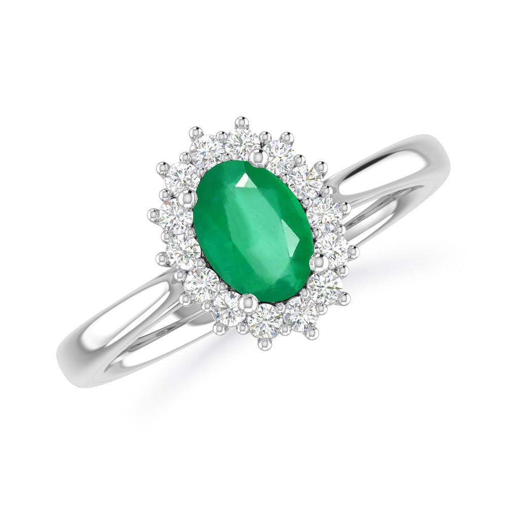 White Gold - Emerald