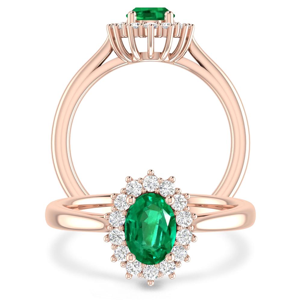 Rose Gold - Emerald