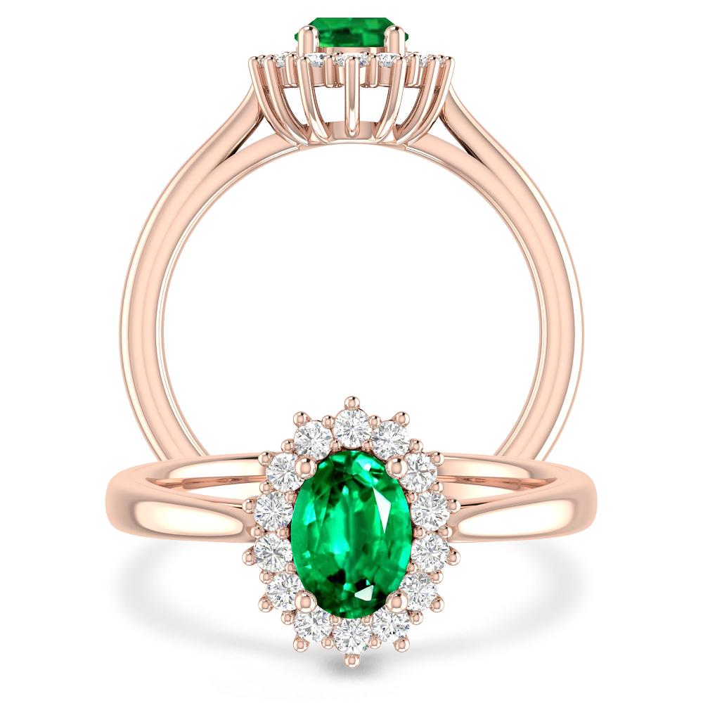 Rose Gold - Emerald