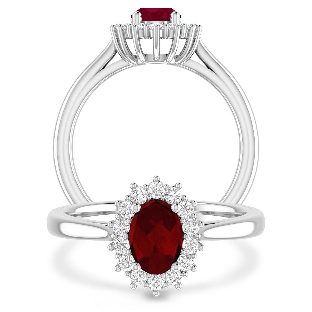 White Gold - Garnet