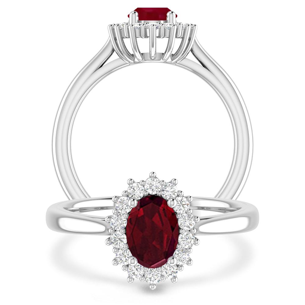 White Gold - Garnet