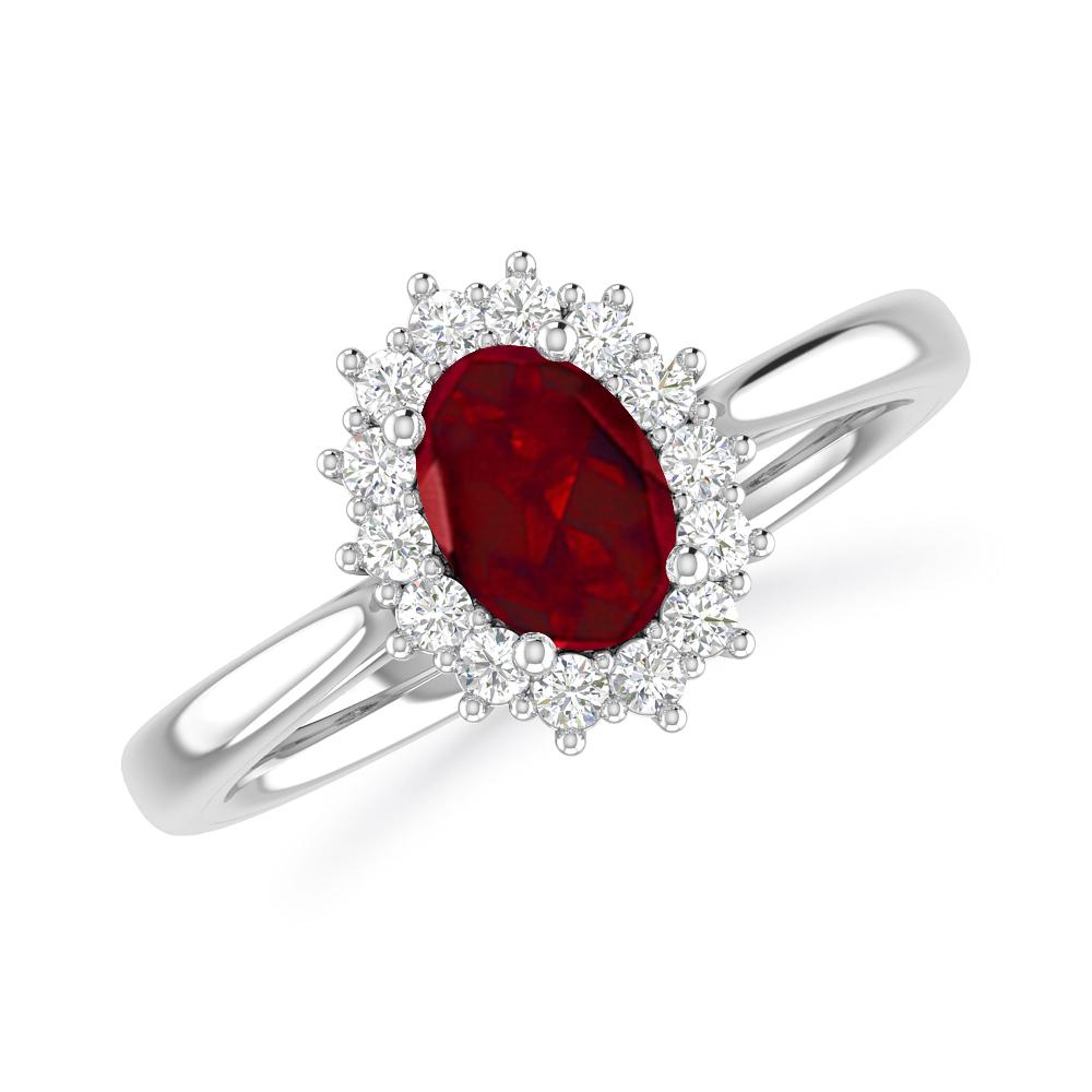 White Gold - Garnet