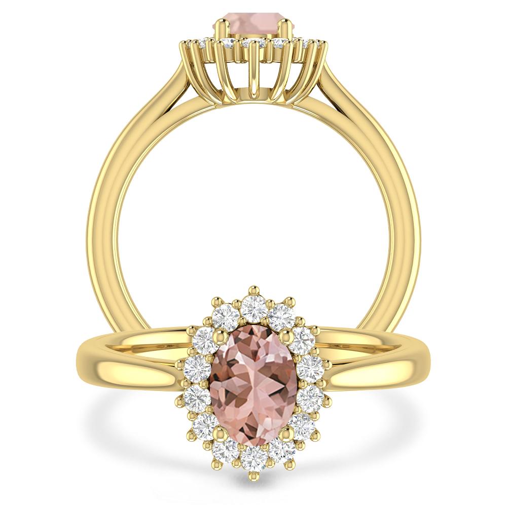 Yellow Gold - Morganite