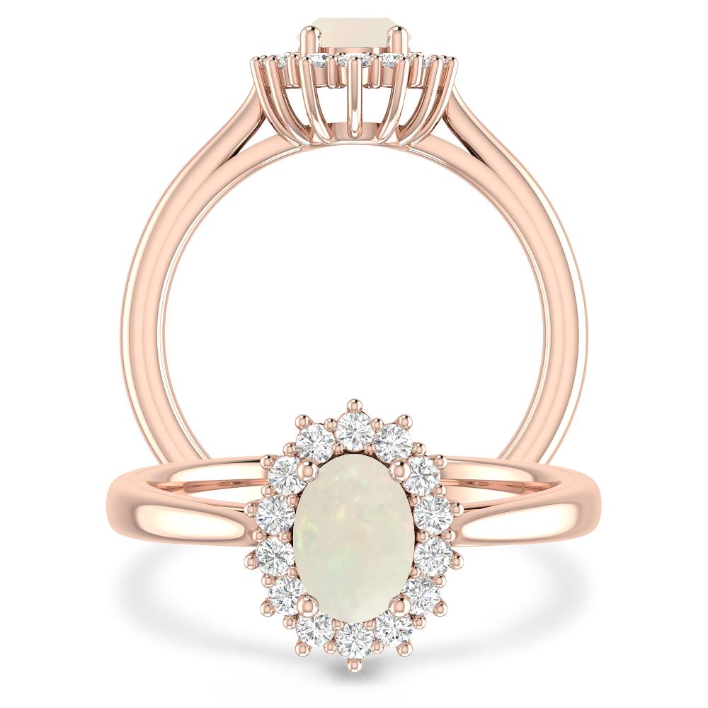 Rose Gold - Opal