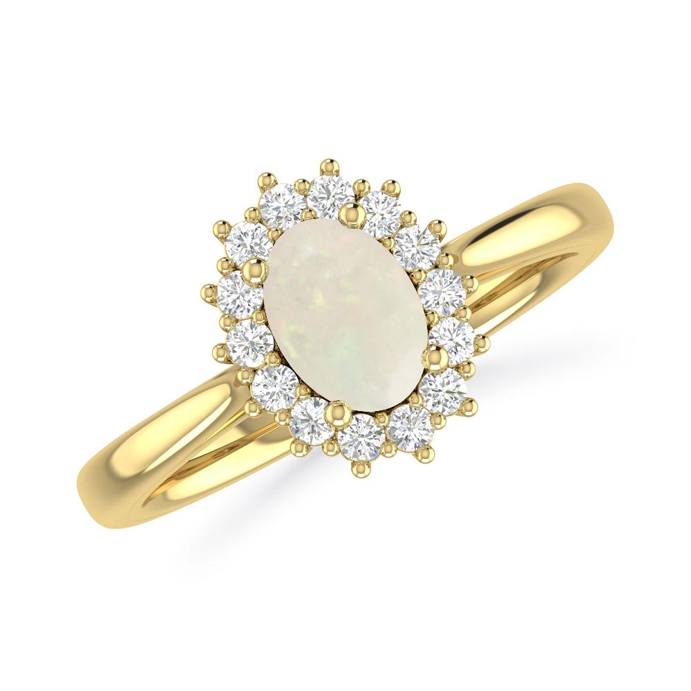 Yellow Gold - Opal