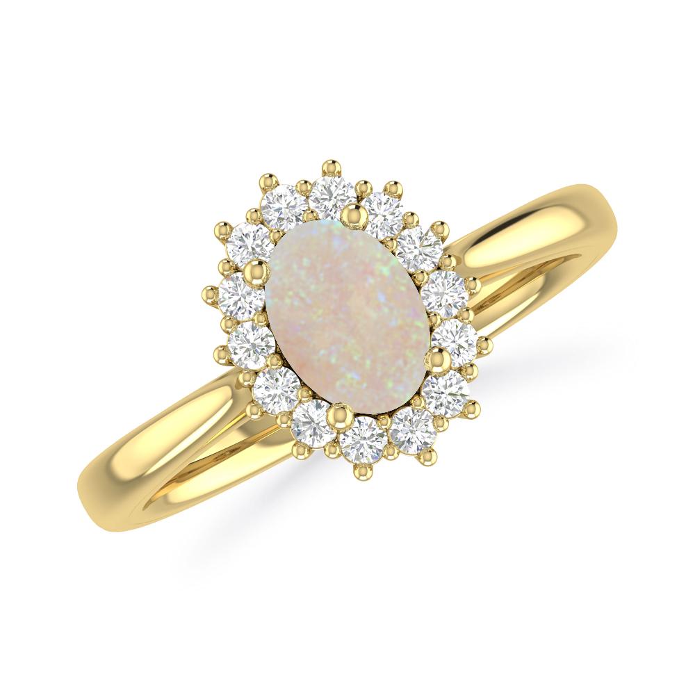 Yellow Gold - Opal