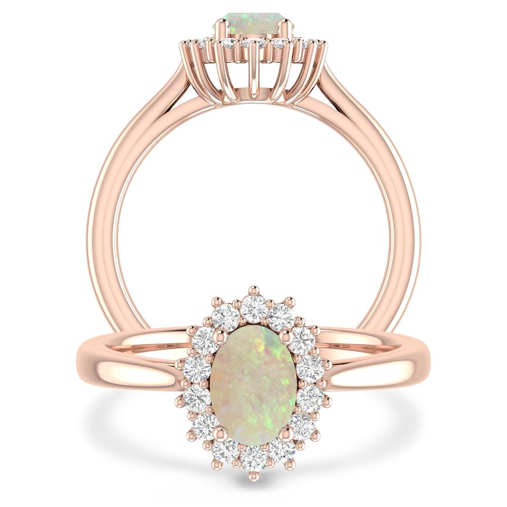 Rose Gold - Opal