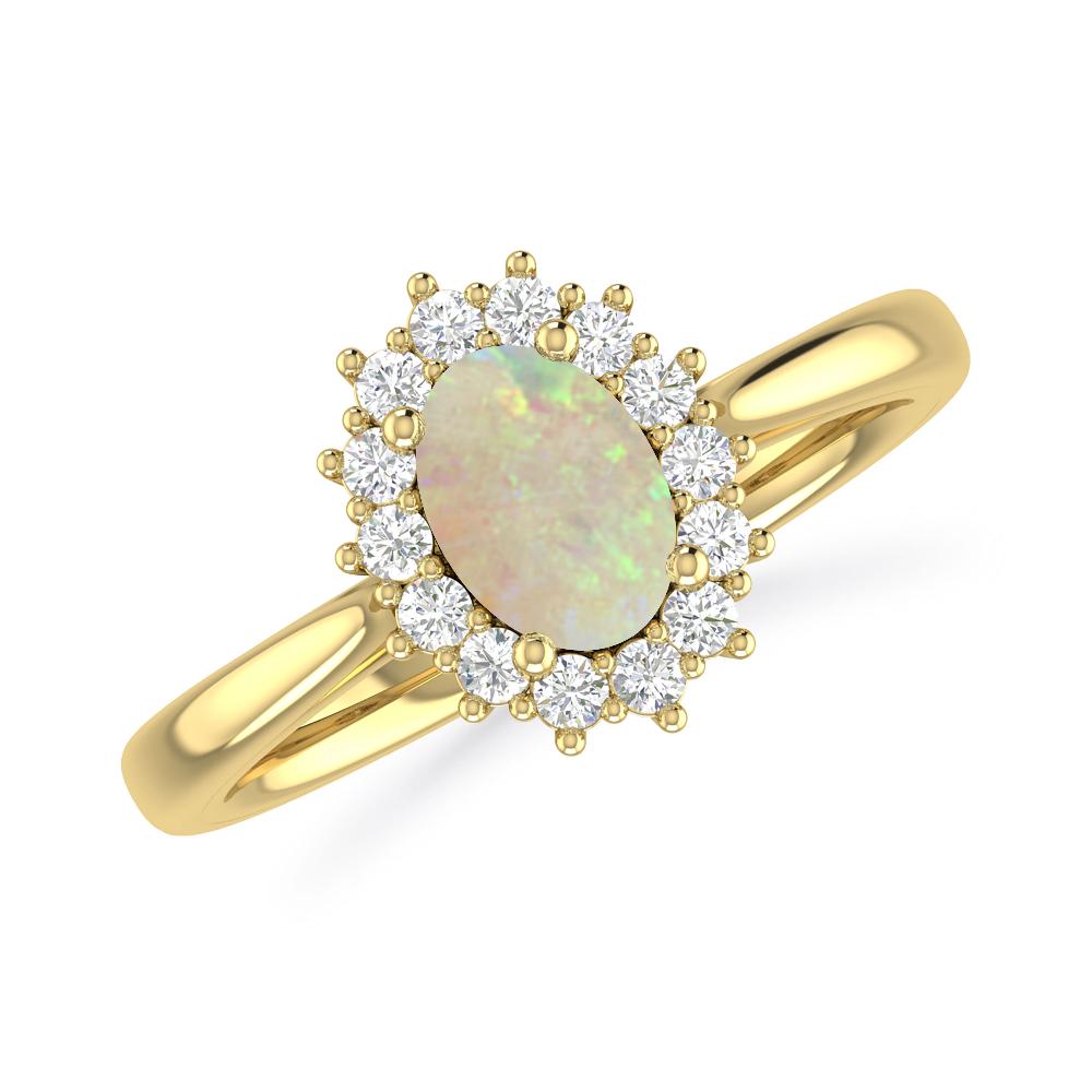 Yellow Gold - Opal