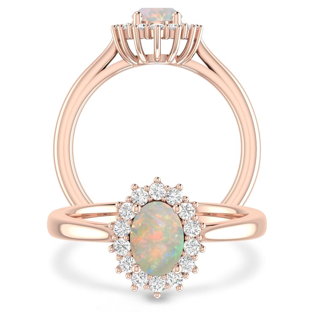 Rose Gold - Opal