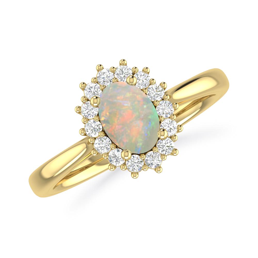 Yellow Gold - Opal