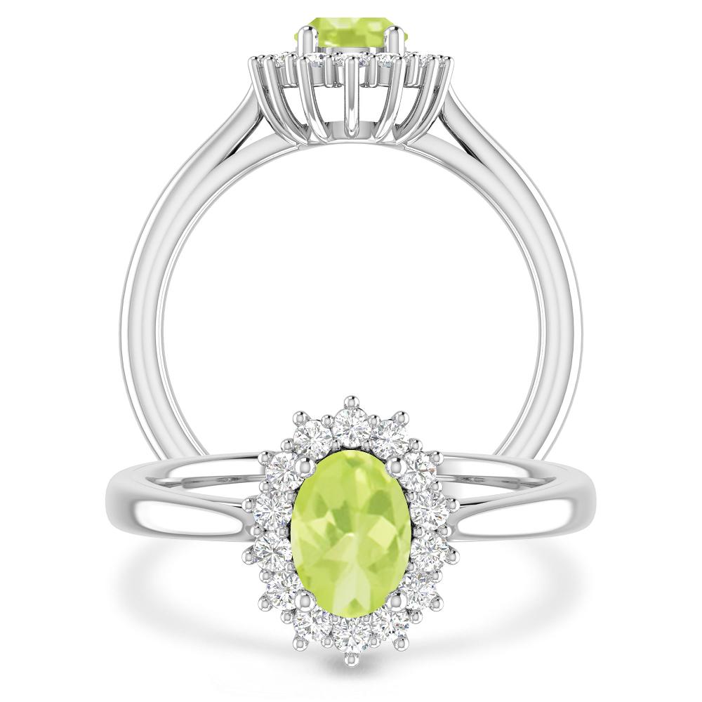 White Gold - Peridot