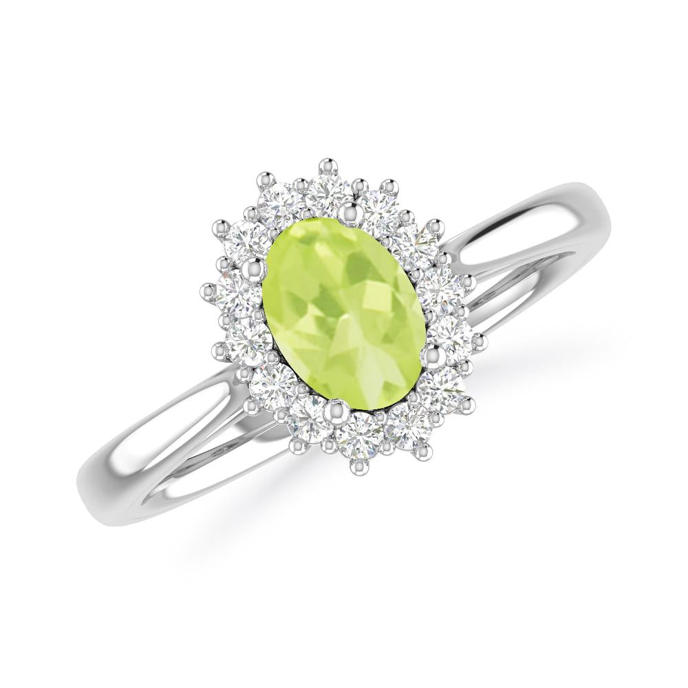 White Gold - Peridot