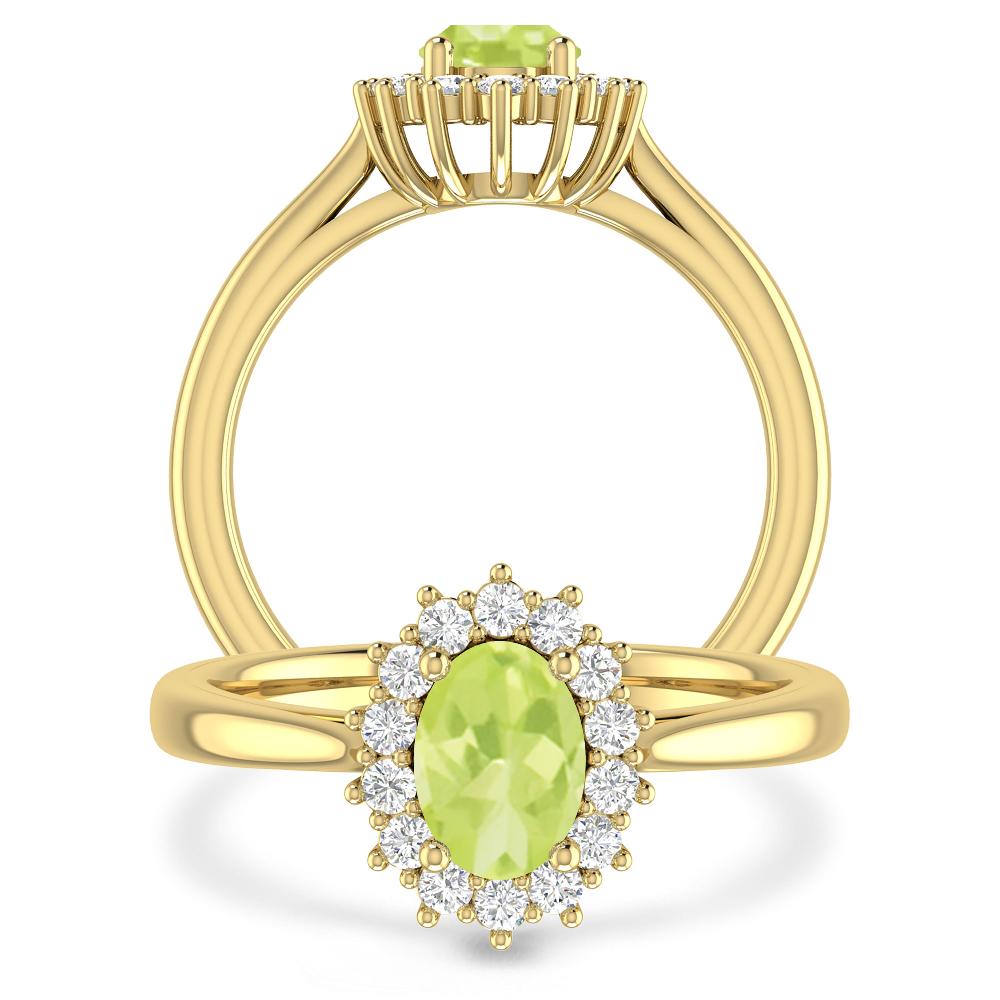 Yellow Gold - Peridot