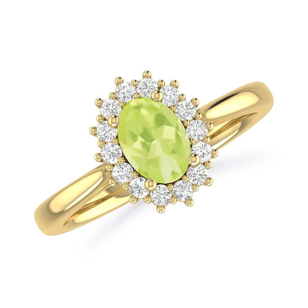 Yellow Gold - Peridot