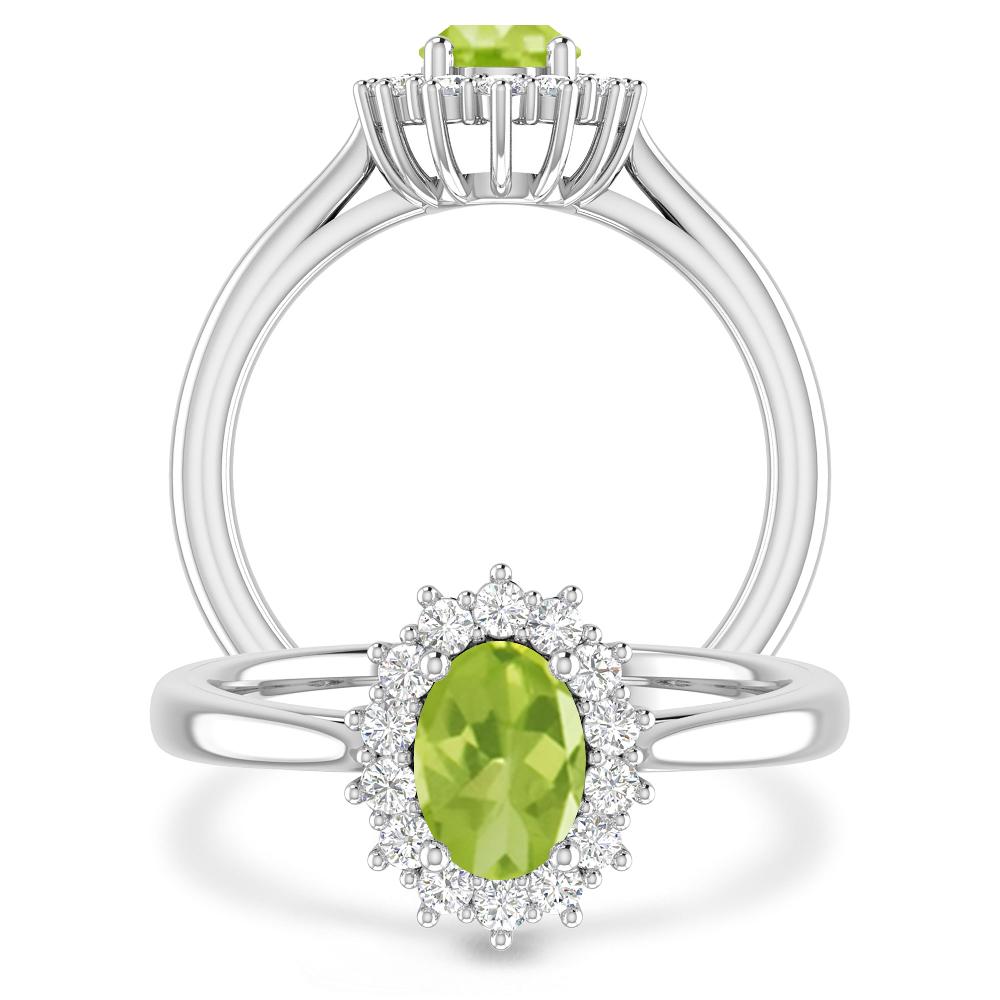 White Gold - Peridot