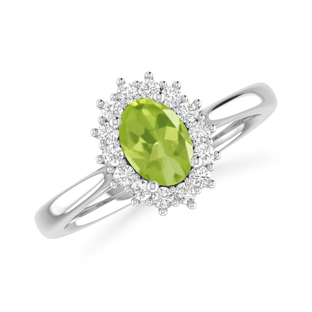 White Gold - Peridot