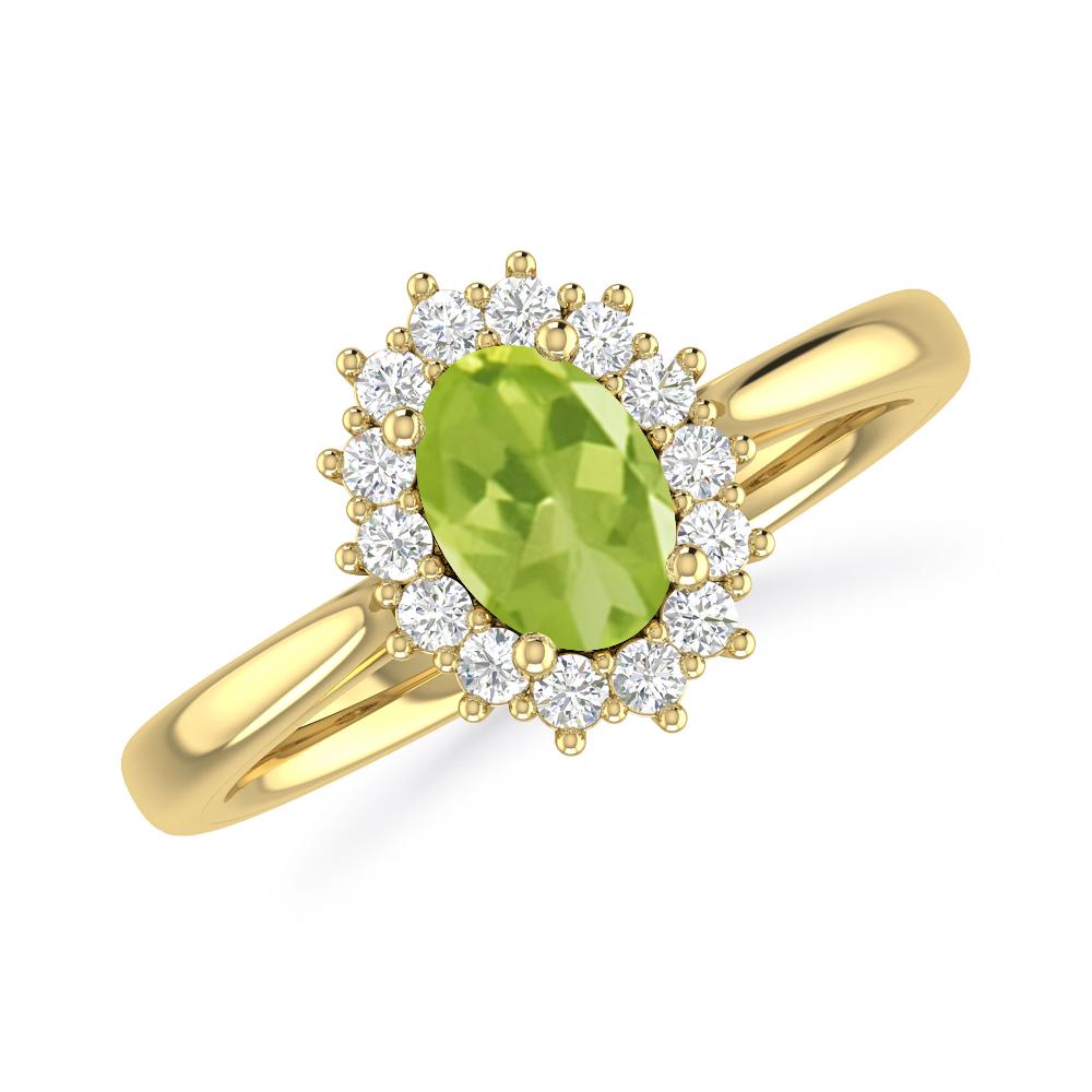 Yellow Gold - Peridot