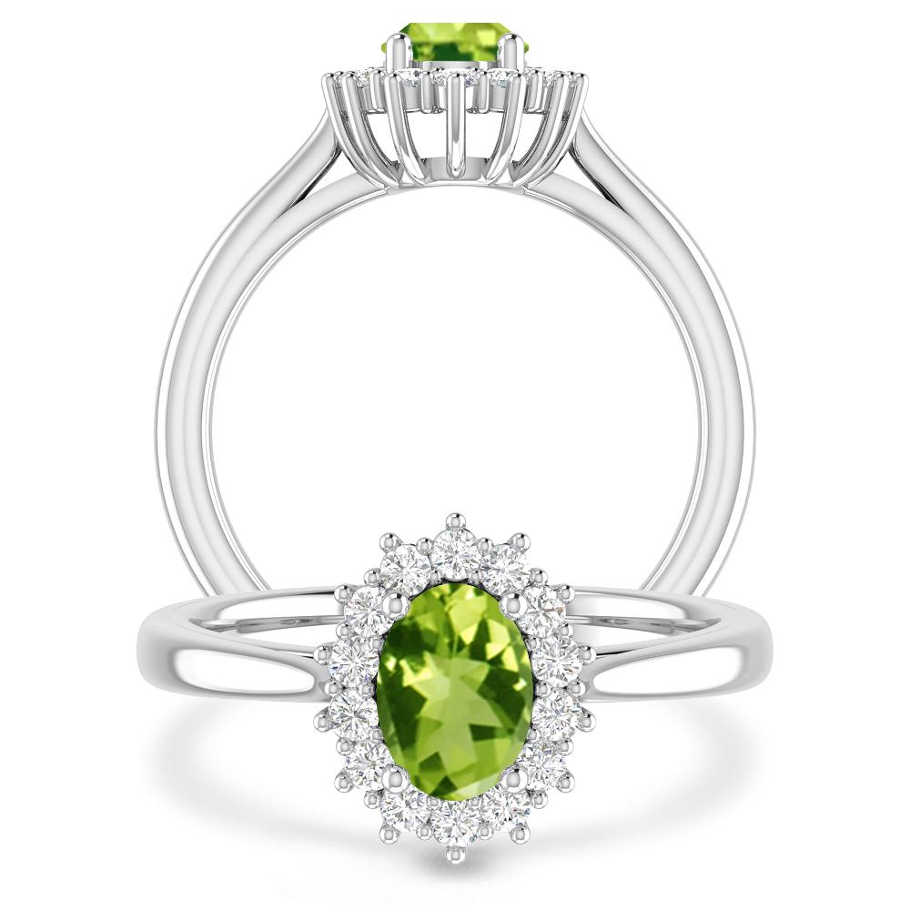 White Gold - Peridot