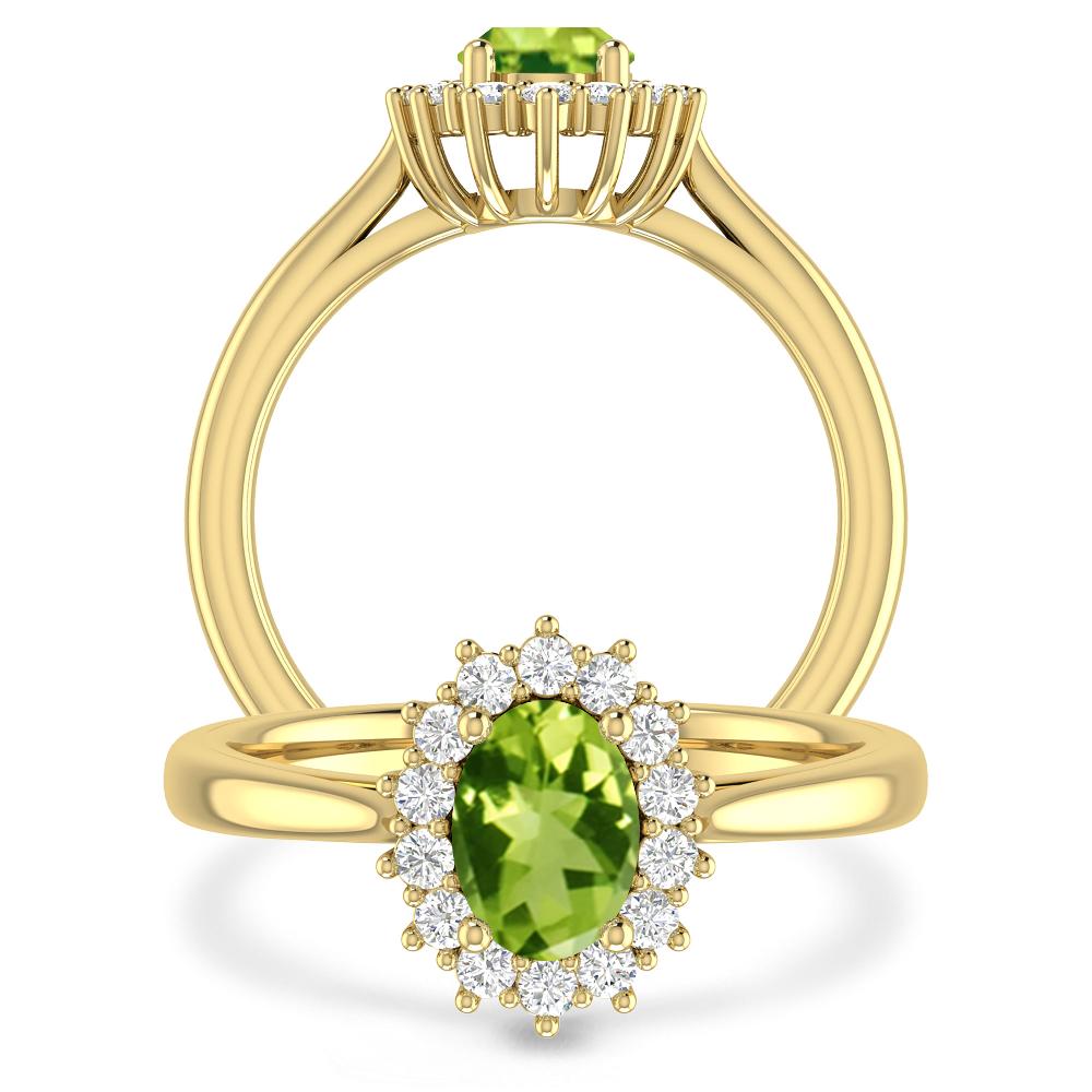 Yellow Gold - Peridot