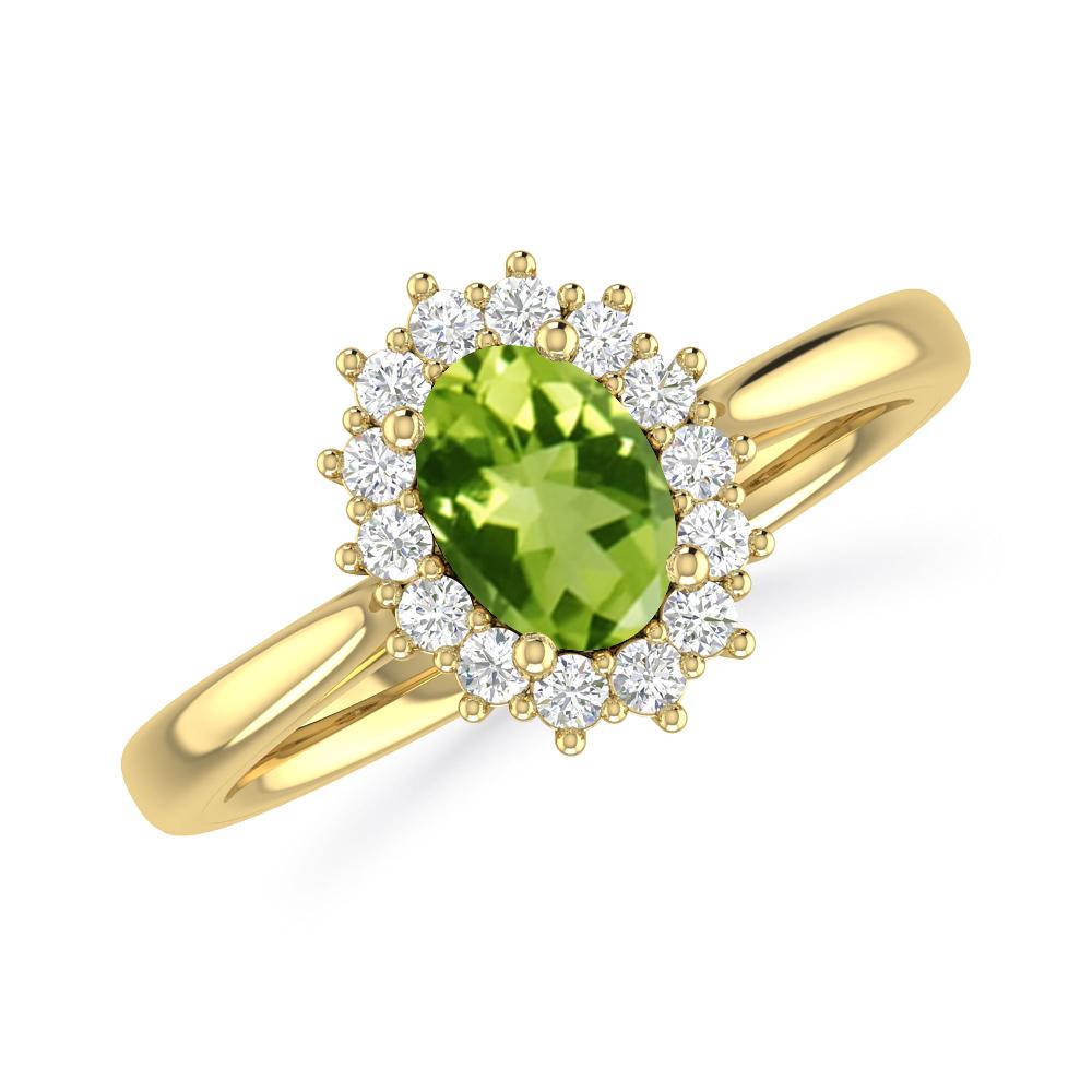 Yellow Gold - Peridot